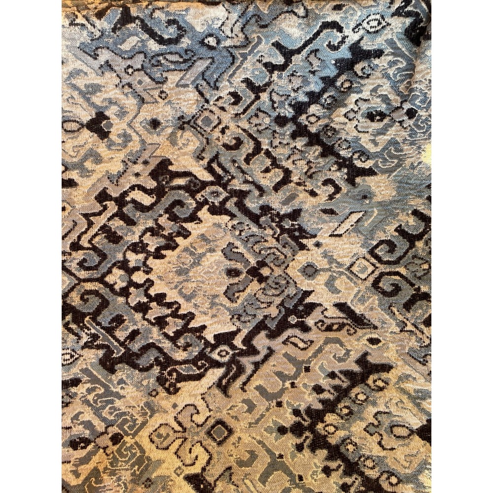 Tapestry Throw Pillow Cover, 22"x22" Blue Gray Cream, 2 Available